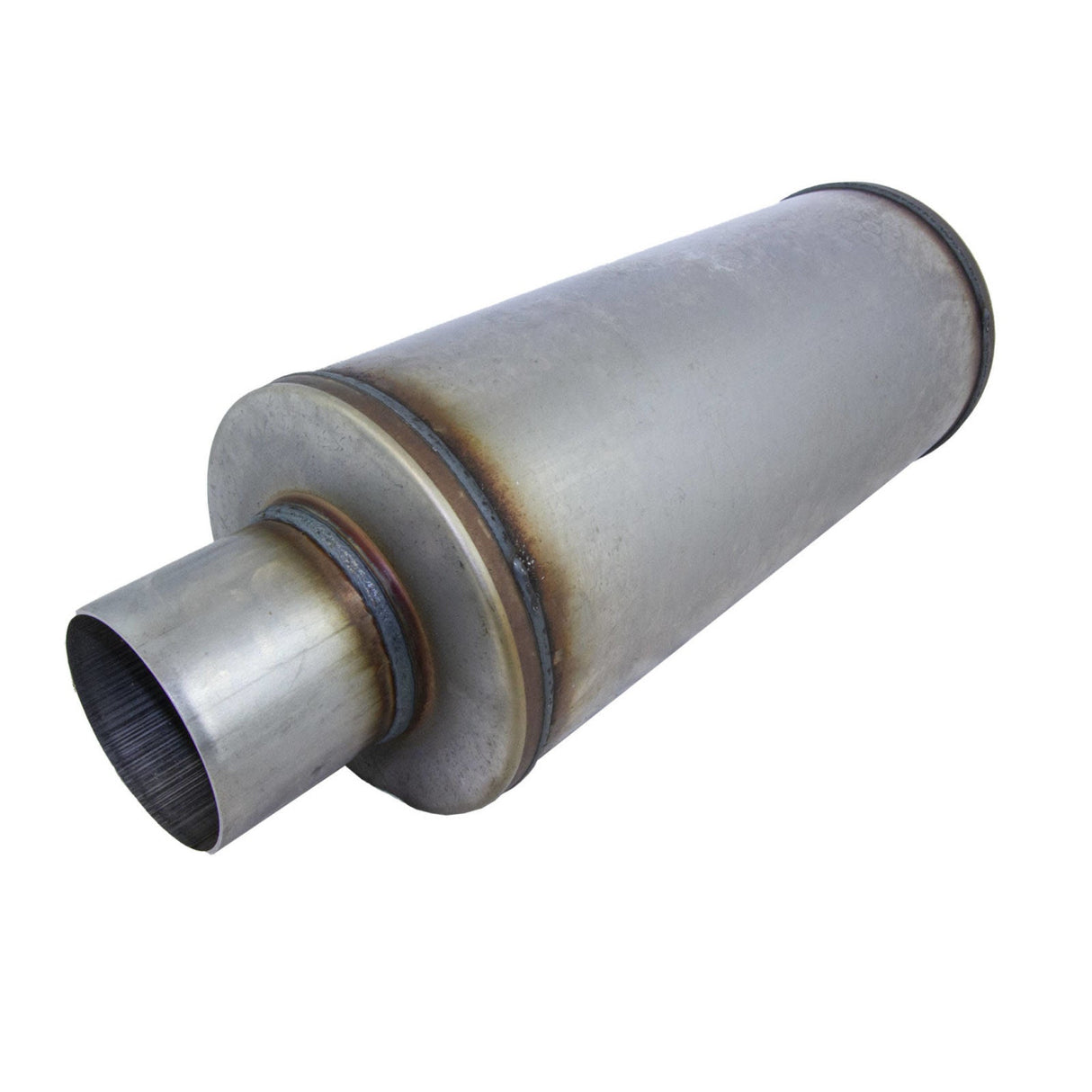 REDBACK | Mega Power Megaflow Sports Muffler 409 Stainless 6" Round 14" Long 2.5" ID | STR8213-409