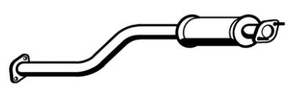 Standard Replacement - Ford Falcon BA BF FG 4.0lt LPG Ute Muffler (09/02-10/16) (BM4865) (Berklee)