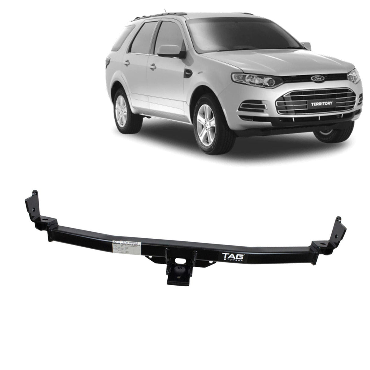 TAG | Standard Duty Towbar & Direct Fit Wiring Harness Kit | Ford Territory SX SY SZ 2004–2016 | T2F475-K201