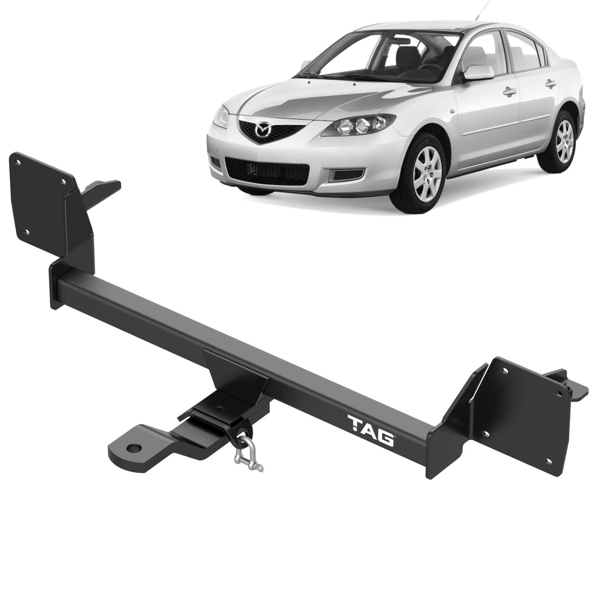 TAG | Standard Duty Towbar & Universal Wiring Kit | Mazda 3 BK Sedan 2003–2009 | T2M480-K301