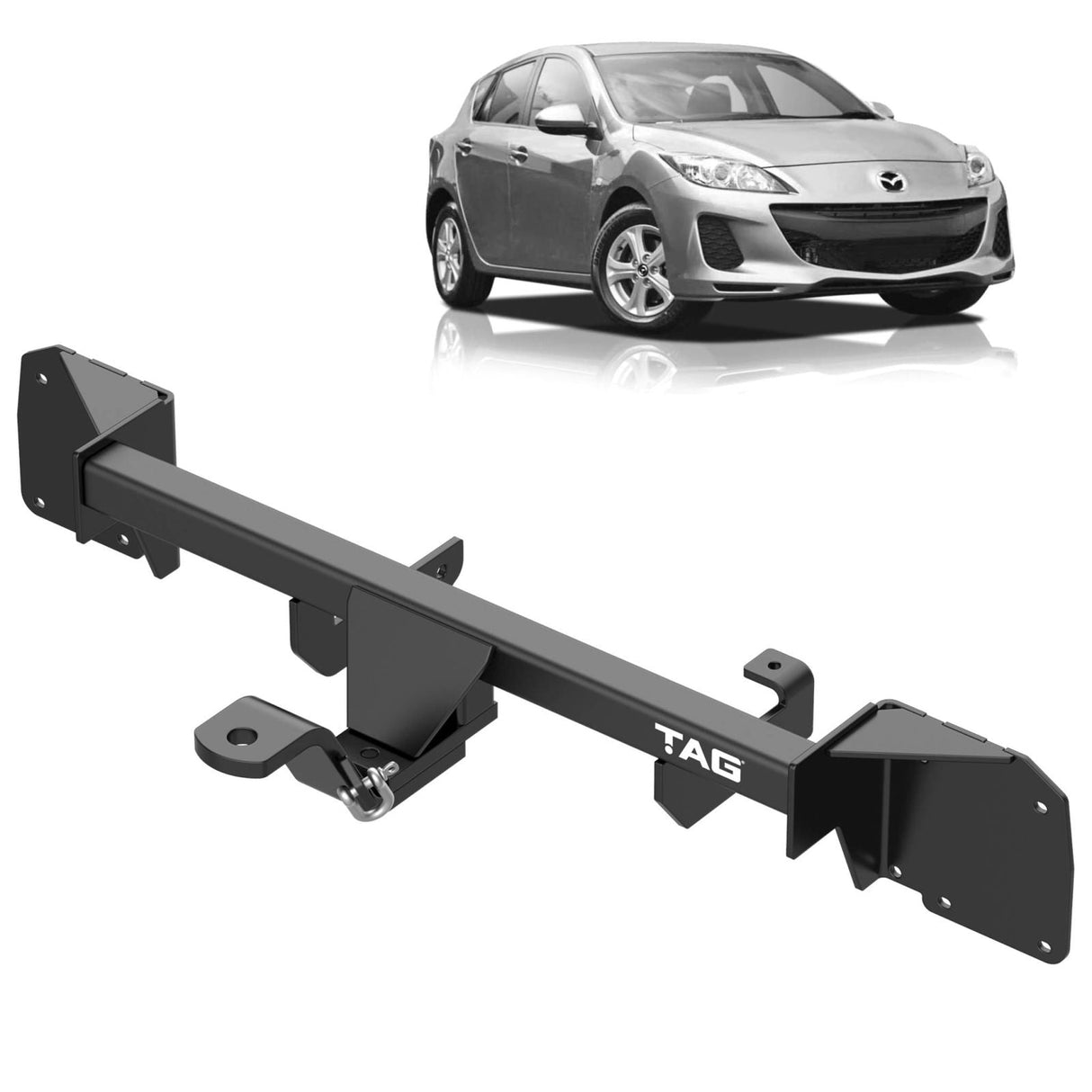 TAG | Standard Duty Towbar & Universal Wiring Kit | Mazda 3 BL 2009–2014 | T2M550-K301