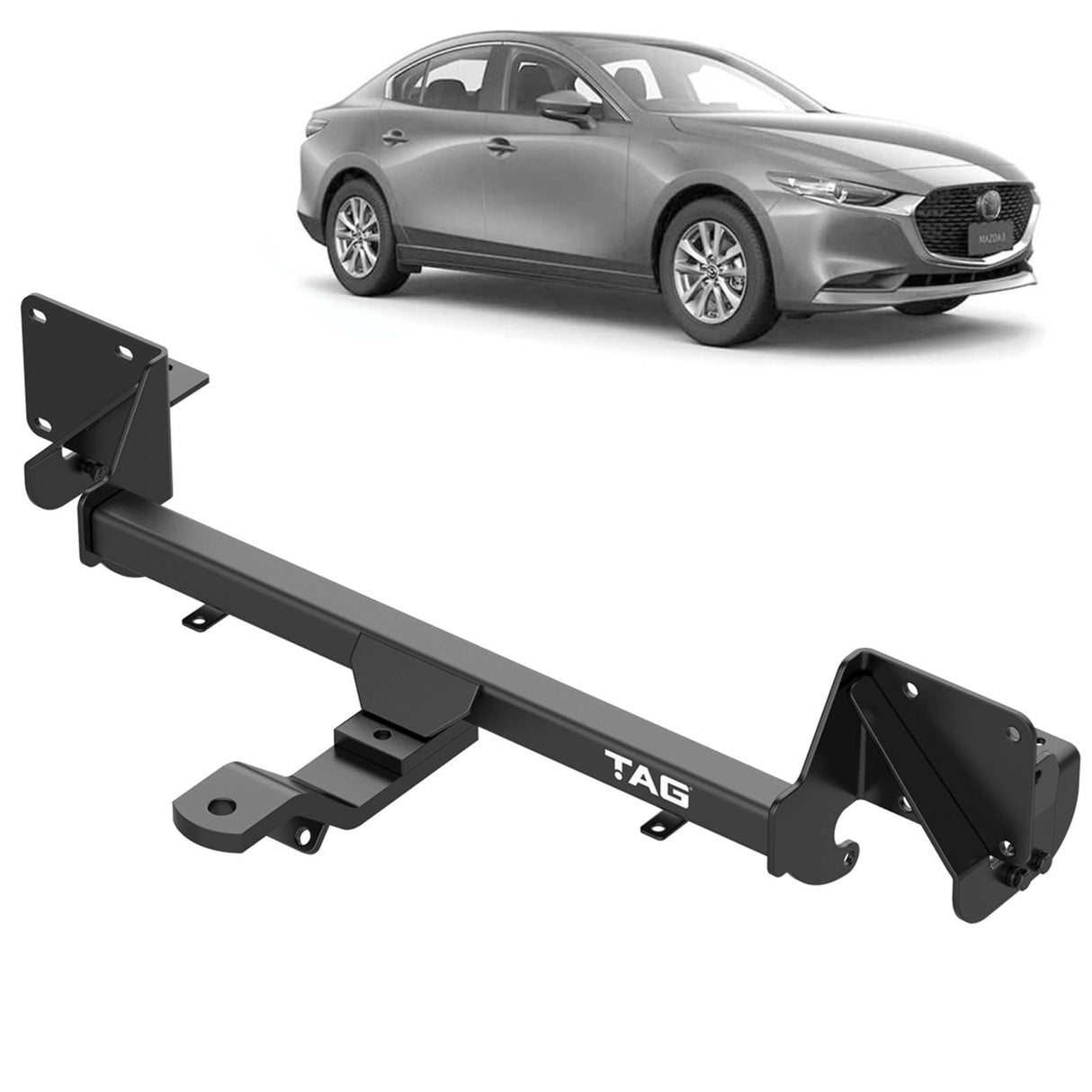 TAG | Standard Duty Towbar & Direct Fit Wiring Kit | Mazda 3 BM BN 2013–2019 | T2M625-K101