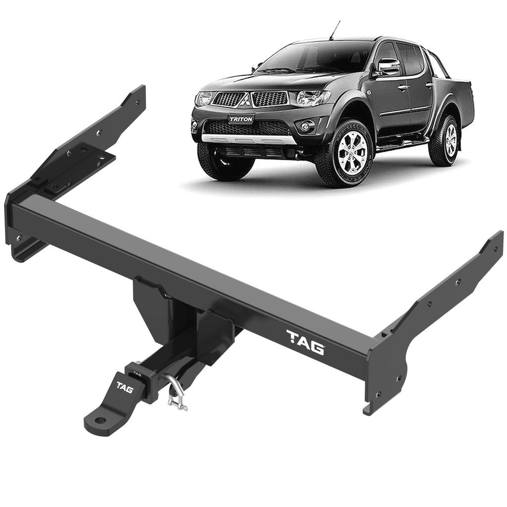 TAG - Mitsubishi Triton MN Series (2009 - 2015) Dual Cabs With Rear Step Heavy Duty Towbar