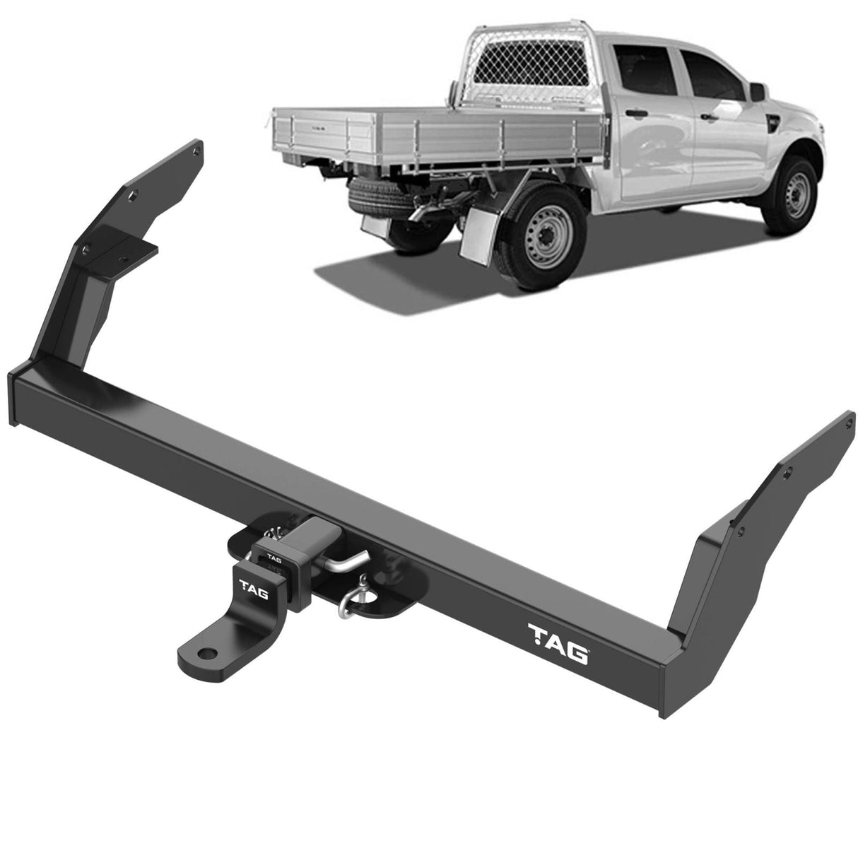 TAG | Heavy Duty Towbar & Direct Wiring | Mazda BT-50 UN/CD 2006–2011, Ford Ranger PJ/PK 2006–2011 | T4M350-K202