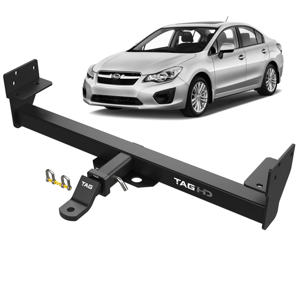 TAG | Heavy Duty Towbar & Direct Fit Wiring Harness | Subaru Impreza GE GV Sedan 2008–2016 | T4S517-K202