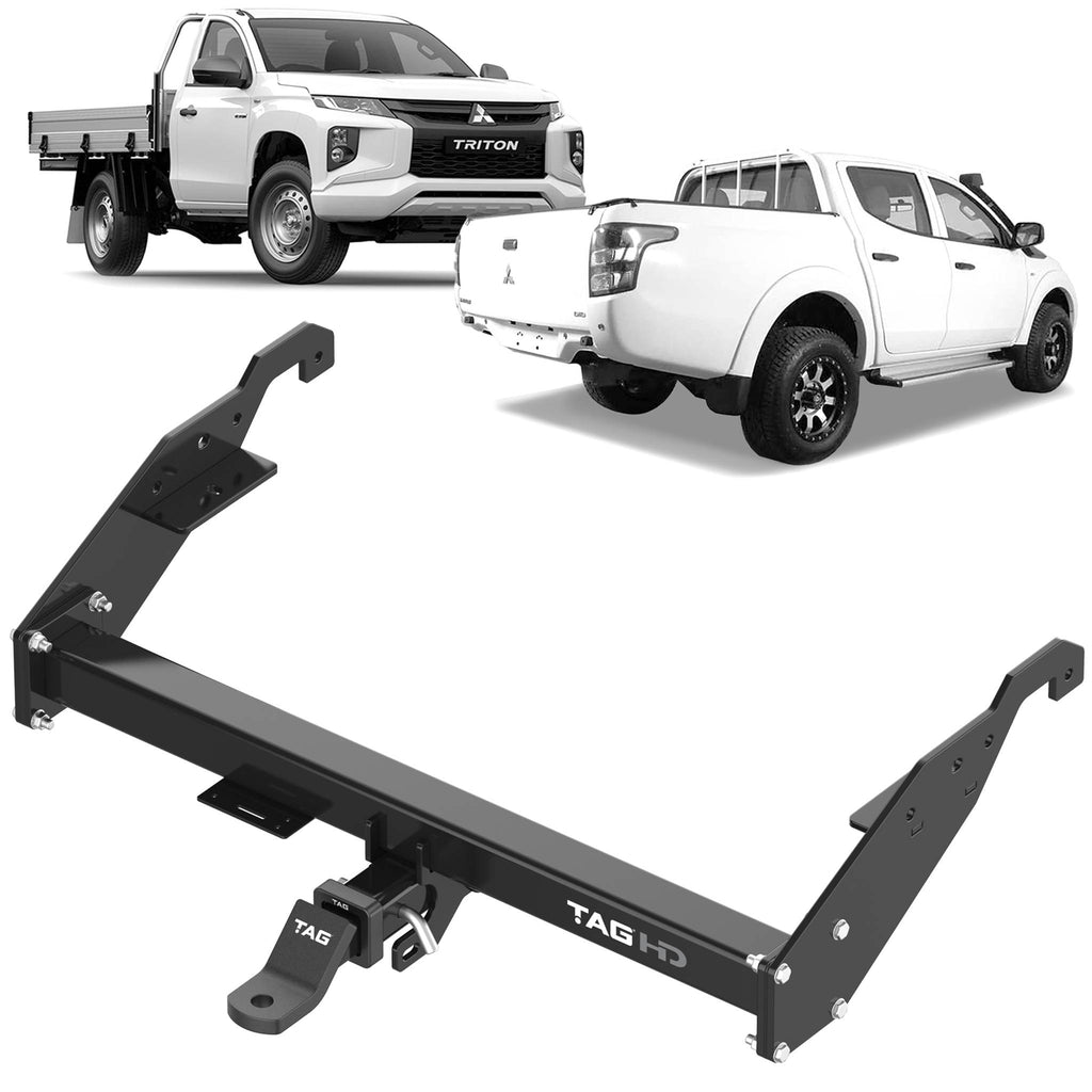 TAG - Mitsubishi Triton MR/MQ Series (2015 - 2024) With No Rear Step - Heavy Duty Towbar