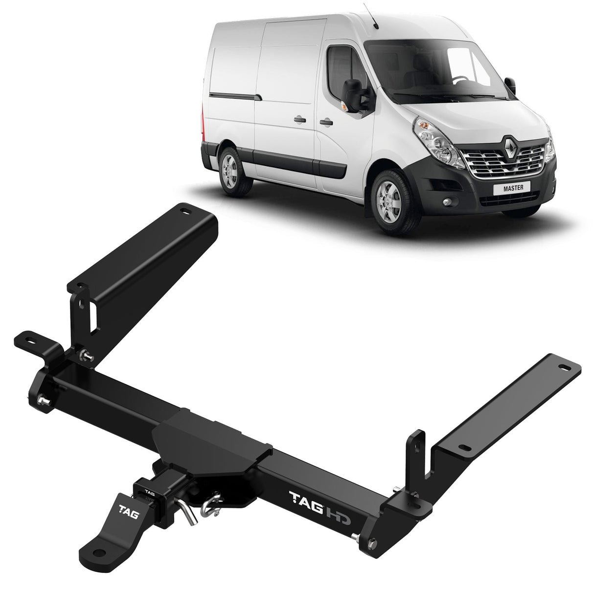 TAG | Heavy Duty Towbar & Direct Fit Wiring Kit | Renault Master X62 Van FWD Single Rear Wheel 2011–On | T7P724-K101
