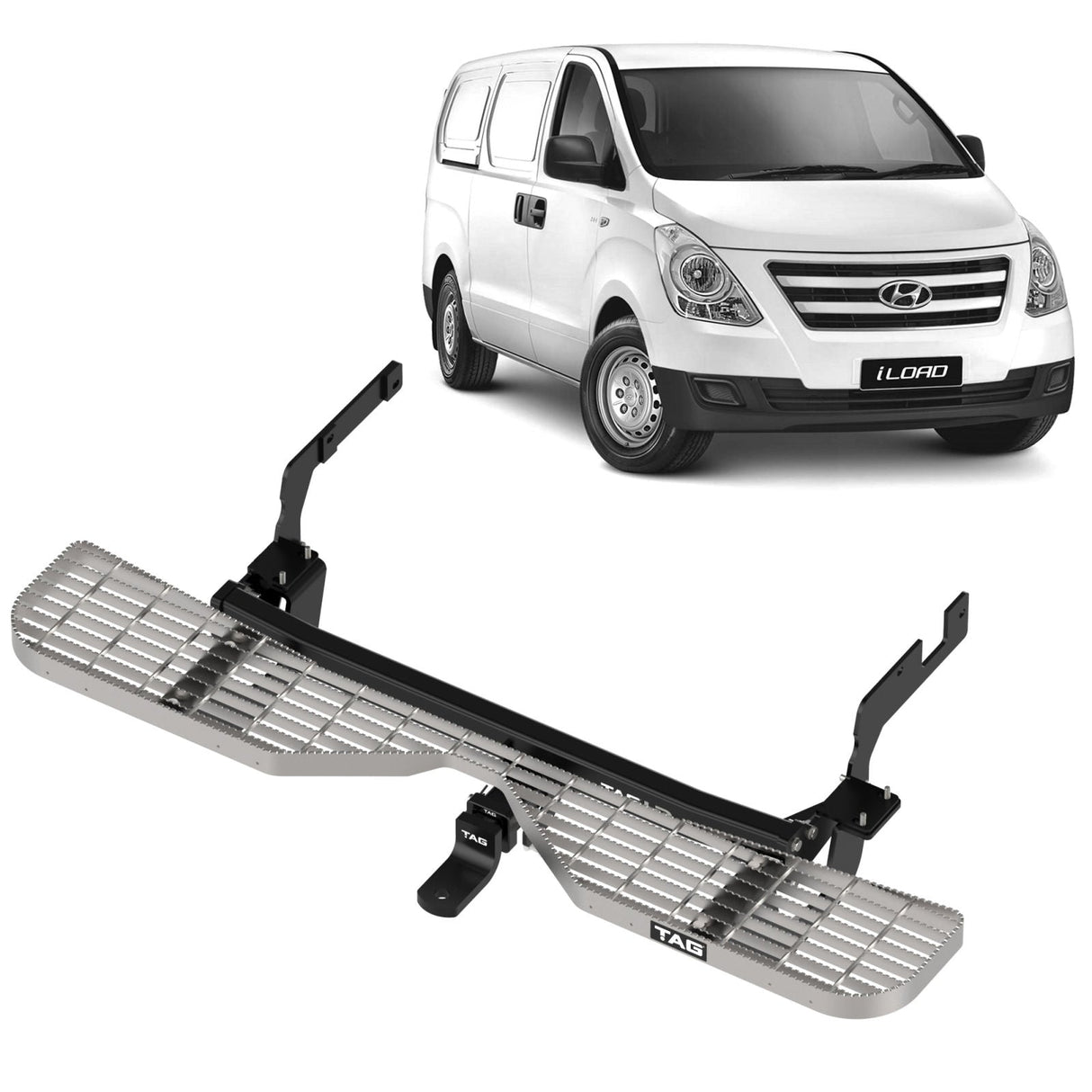 TAG | Rear Step, Towbar & Direct Fit Wiring Kit | Hyundai iLoad iMax TQ 2008–2021 | T7Z737-K211