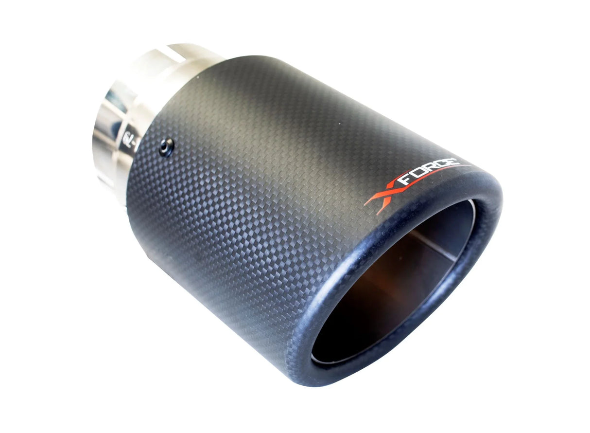 Xforce | 4.5" Carbon Fiber Exhaust Tips | Ford Focus RS LZ 2016–2018 | ES-FRS16-CFTIPS
