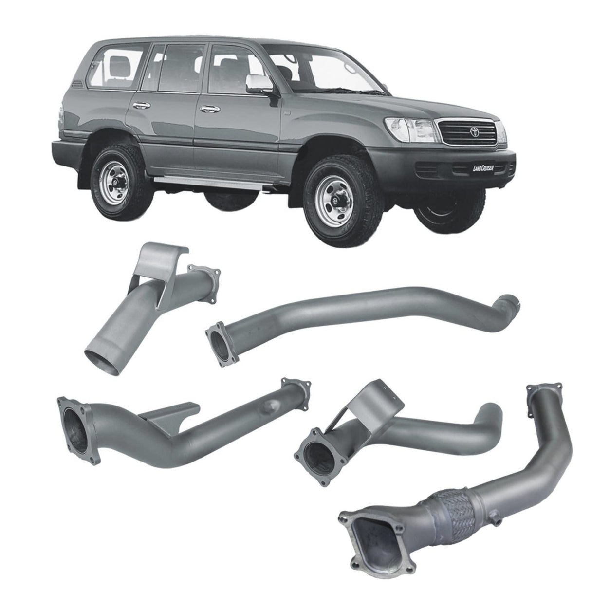 Redback Extreme Duty - Toyota Landcruiser 105 Series (1998 - 2007) Wagon Performance Exhaust