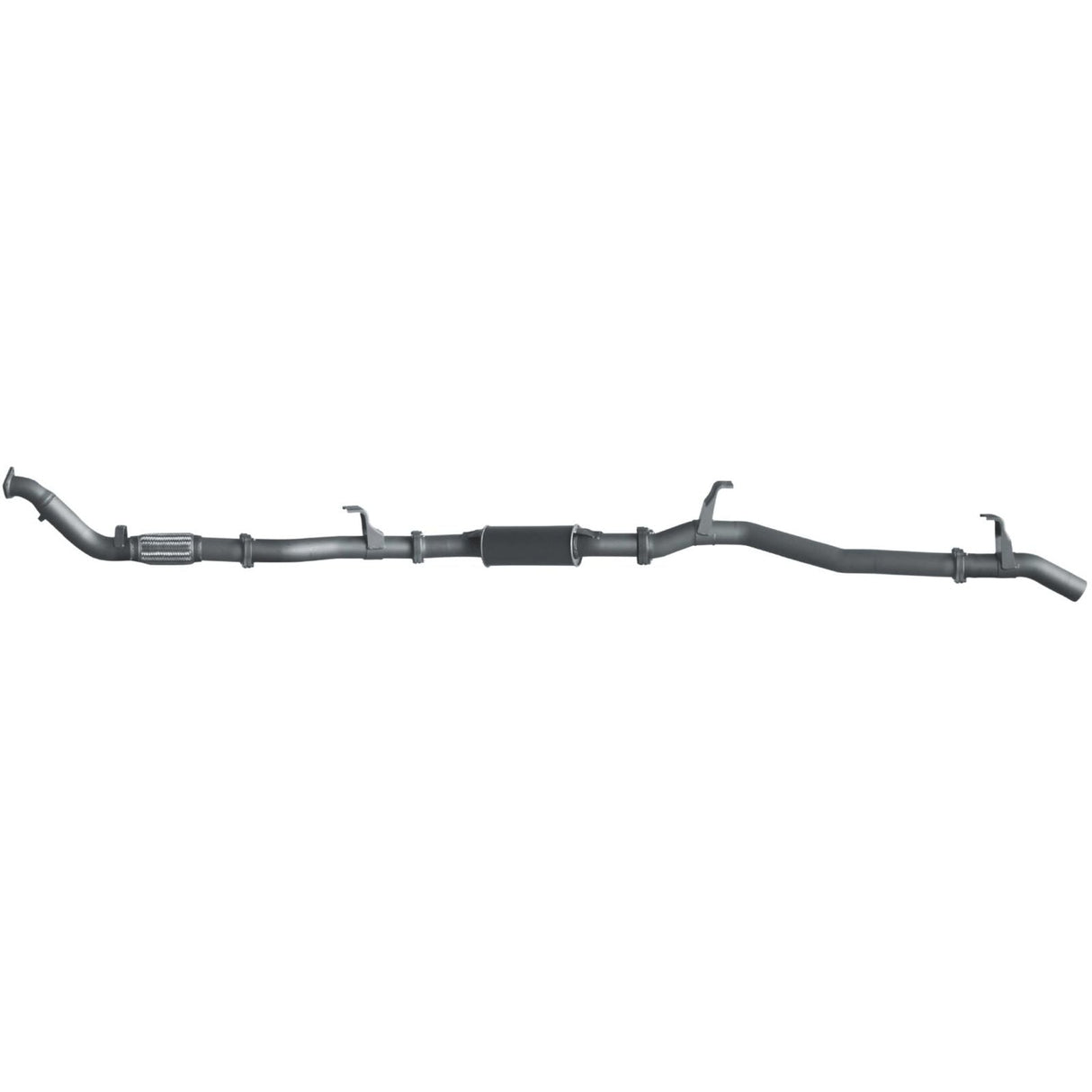 Redback Extreme Duty - Toyota Landcruiser 76 Series Wagon (2007 - 2016) with Auxiliary Fuel Tank Performance Exhaust System