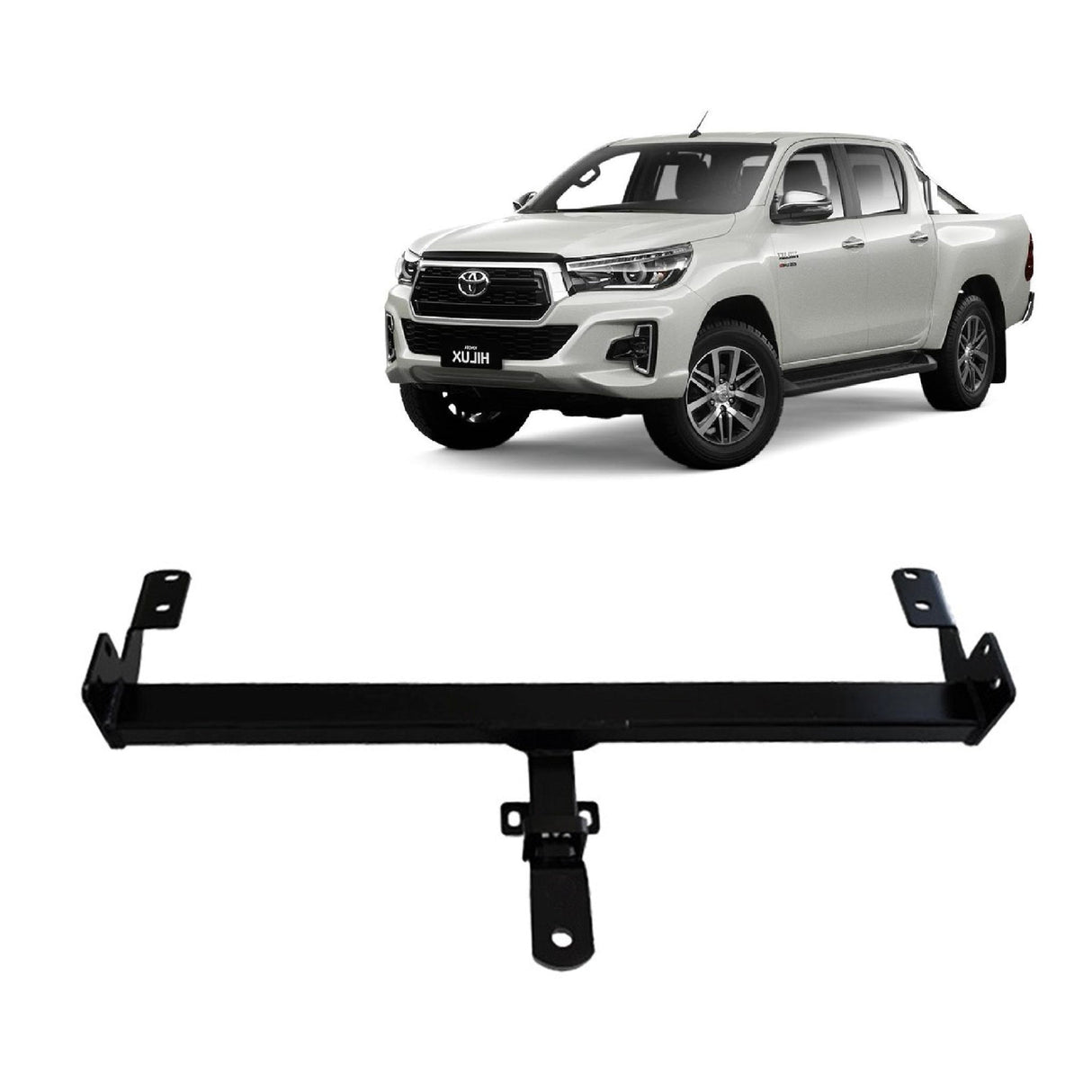 BTA | Heavy Duty Towbar | Toyota Hilux 2WD 4WD 2005–On | 3500kg | TOY015H
