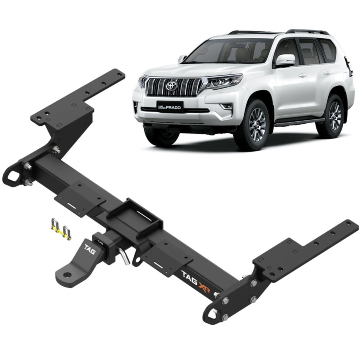 TAG | Extreme Recovery Towbar & Direct Fit ECU Wiring | Toyota Prado 150 Series 2009–2024 | TXR818-K201