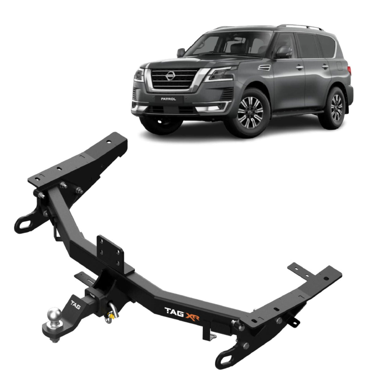 TAG | Extreme Recovery Towbar & Direct Fit Wiring | Nissan Y62 Patrol Series 1-5 2012–On | TXR852-K201
