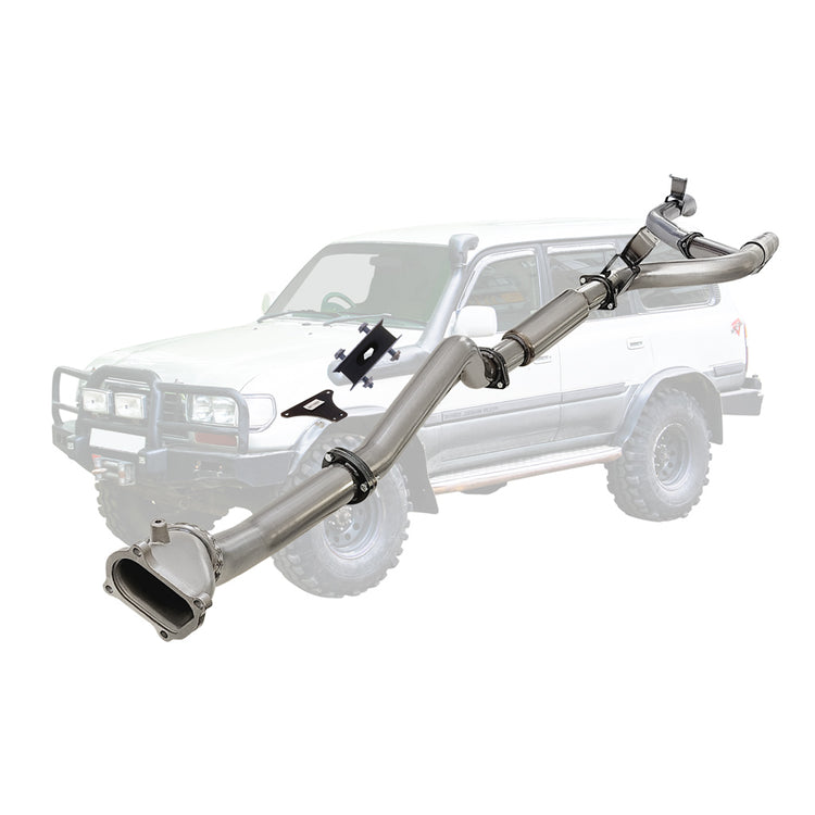 ESA | 3" Turbo Back Exhaust Cast Dump Pipe | Toyota Landcruiser 80 Series 4.2L 1HD HDJ80 1990 - 1998 | TY209