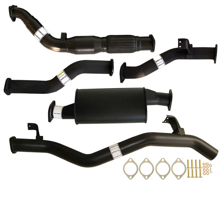 ESA | 3" Turbo Back Exhaust | Toyota Landcruiser 79 Series VDJ79R V8 D Cab Ute 2007 - 10/2016 | TY214-PO