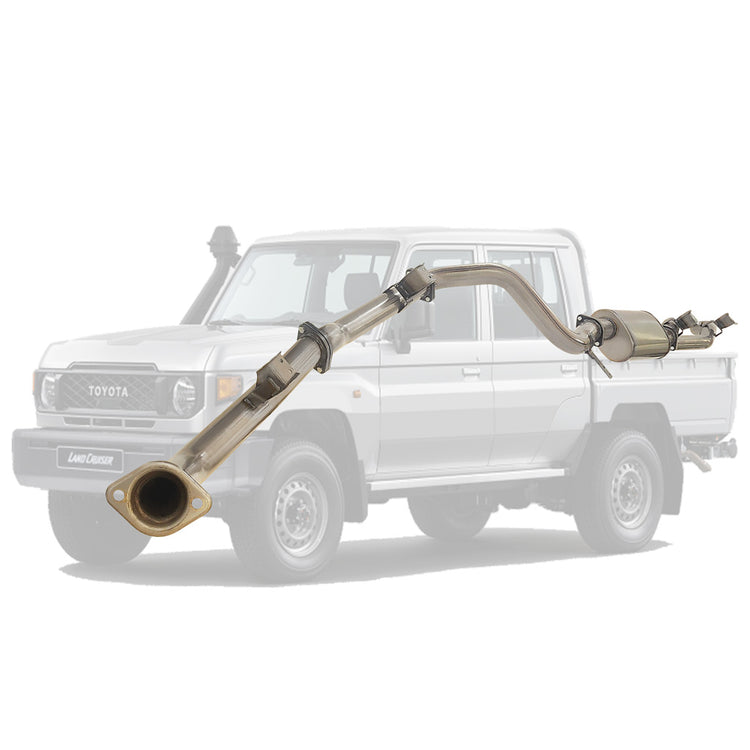 ESA | 3" DPF Back Exhaust | Toyota Landcruiser 79 Series GDJ79 Dual Cab Ute 2.8L 2023-On | TY228