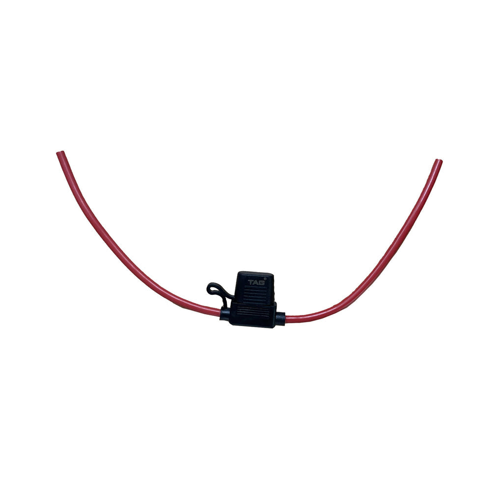 TAG | 12V 30A In-Line Water Resistant Fuse Holder with Blade Fuse 10 Pack | Universal Fitting | UNTE004