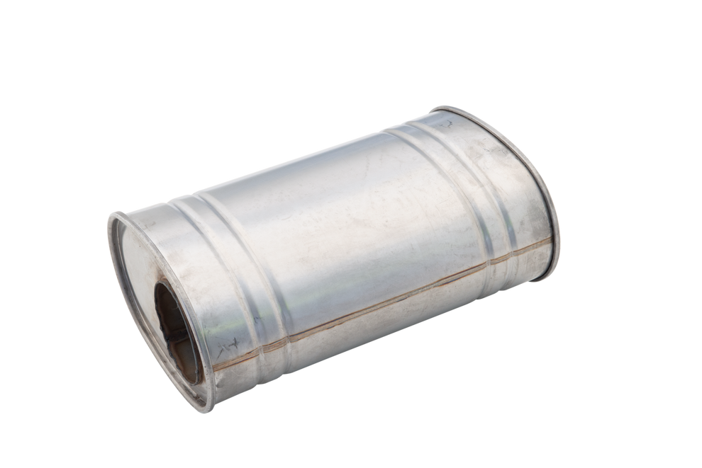 XForce | 3" Centre-Offset Performance Resonator | 6"x10"x16" Raw 409 Stainless Steel | VX20-1676(409)