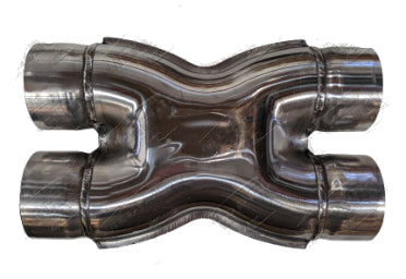 Mercury - 3" (76.2mm) S/S GR409 PRESSED X PIPE