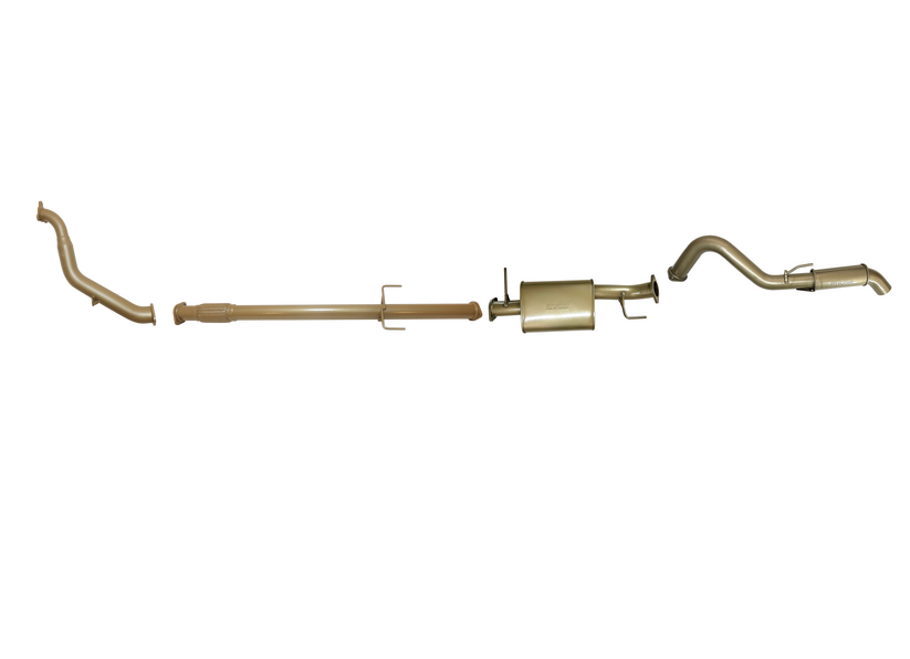 Pacemaker King Brown | 3" Exhaust Kit | Mitsubishi Triton ML/MN 2.5L TD Dual Cab | KB9105-XXMR