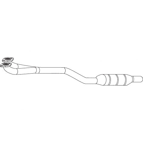 Standard Catalytic Converter - BMW 5 E39 535i 540i (1996 - 2003) Sedan (3.5L/4.4L) Cata…