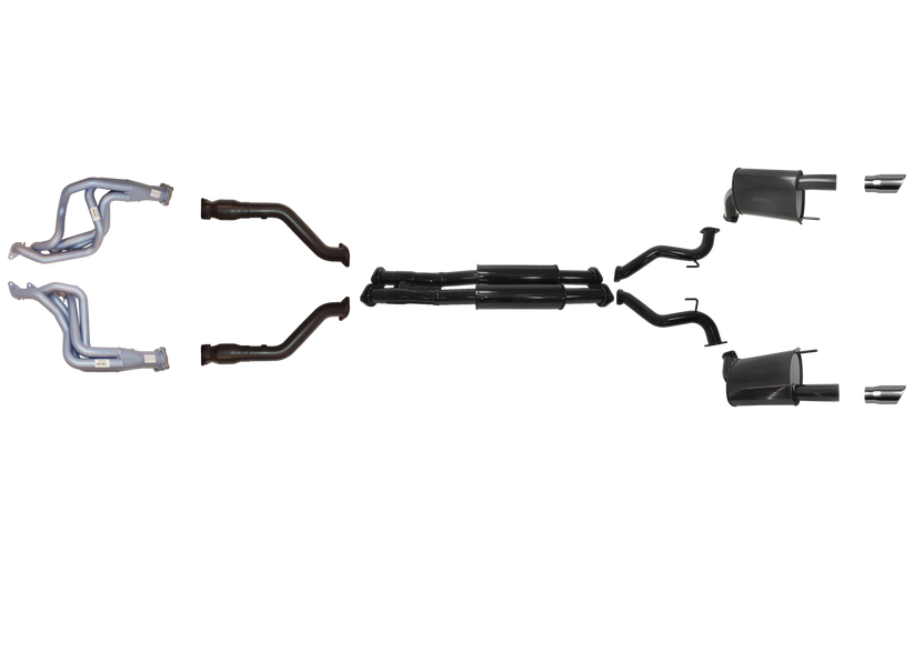 Pacemaker Twin 3" Performance Exhaust System with Headers for Ford Mustang GT S550 Convertible 5.0L V8 2015–2017 RHD - PP4178-54