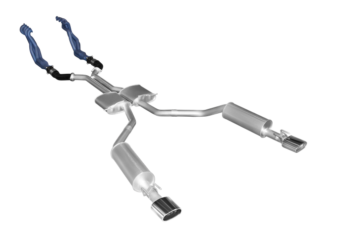 Manta | Dual 2.5″ Full System with Extractors Muffler/Muffler | Holden Commodore VU VY VZ V8 Ute 2000–2007