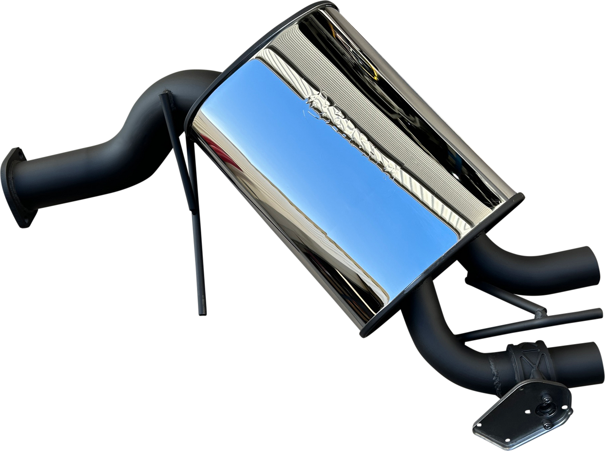 Manta | 3" Rear Muffler to Suit Factory Exhaust | Chevrolet Camaro 6th Gen 6.2L V8 Coupe | 2016–2022