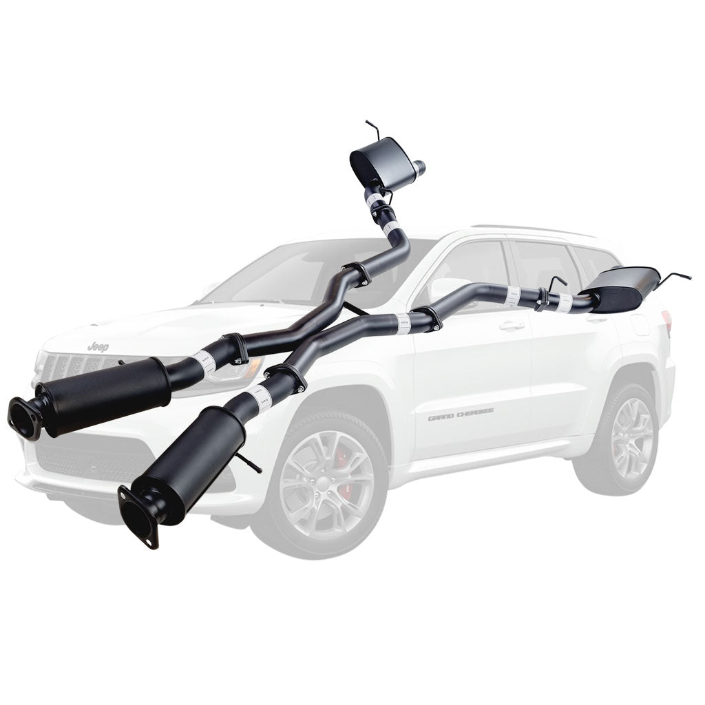 ESA | Twin 3" Cat Back Exhaust | Jeep Grand Cherokee SRT 12-21 | ST401-405