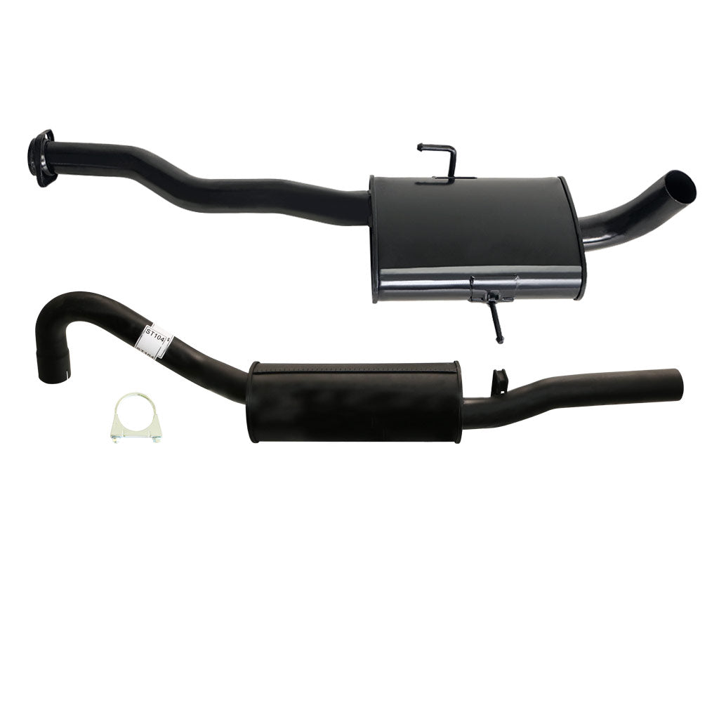 ESA | 2.5" Catback Exhaust Front & Rear Mufflers | Holden Commodore VS Sedan Live Axle V6 | ST116-104