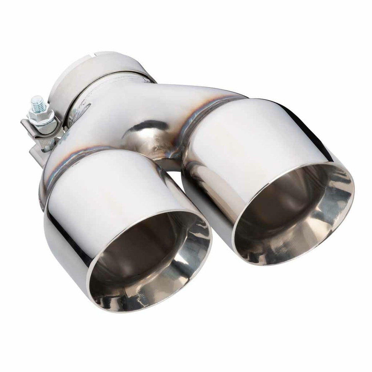 Exhaust Tip - 3 Inch In - Dual 4" Out - 9" Long LHS (Y-Piece - Inner C ...