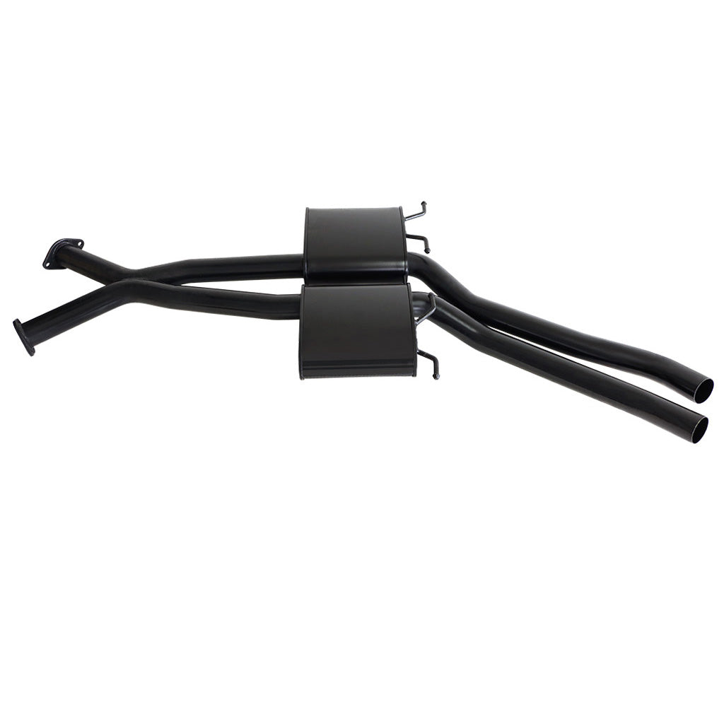 ESA | Twin 2.5" Catback Exhaust Front Mufflers Rear Hotdogs | Holden Commodore VT VX VY VZ V8 & VZ V6 Sedan | ST130-131HD