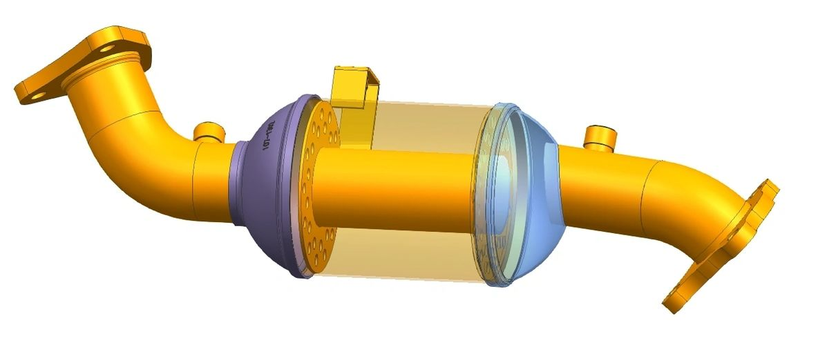 CleanCore | RHS Close Coupled No Cat Pipe Thru | Toyota Landcruiser 200 Series VDJ200 (2015–2021) | C0955PO-CC