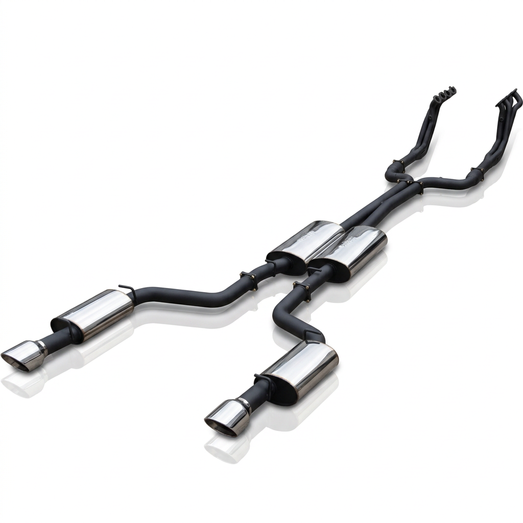 Manta Stainless Steel Full System 1 3 4in Extractors Chrysler 300C - SSMKCH0038
