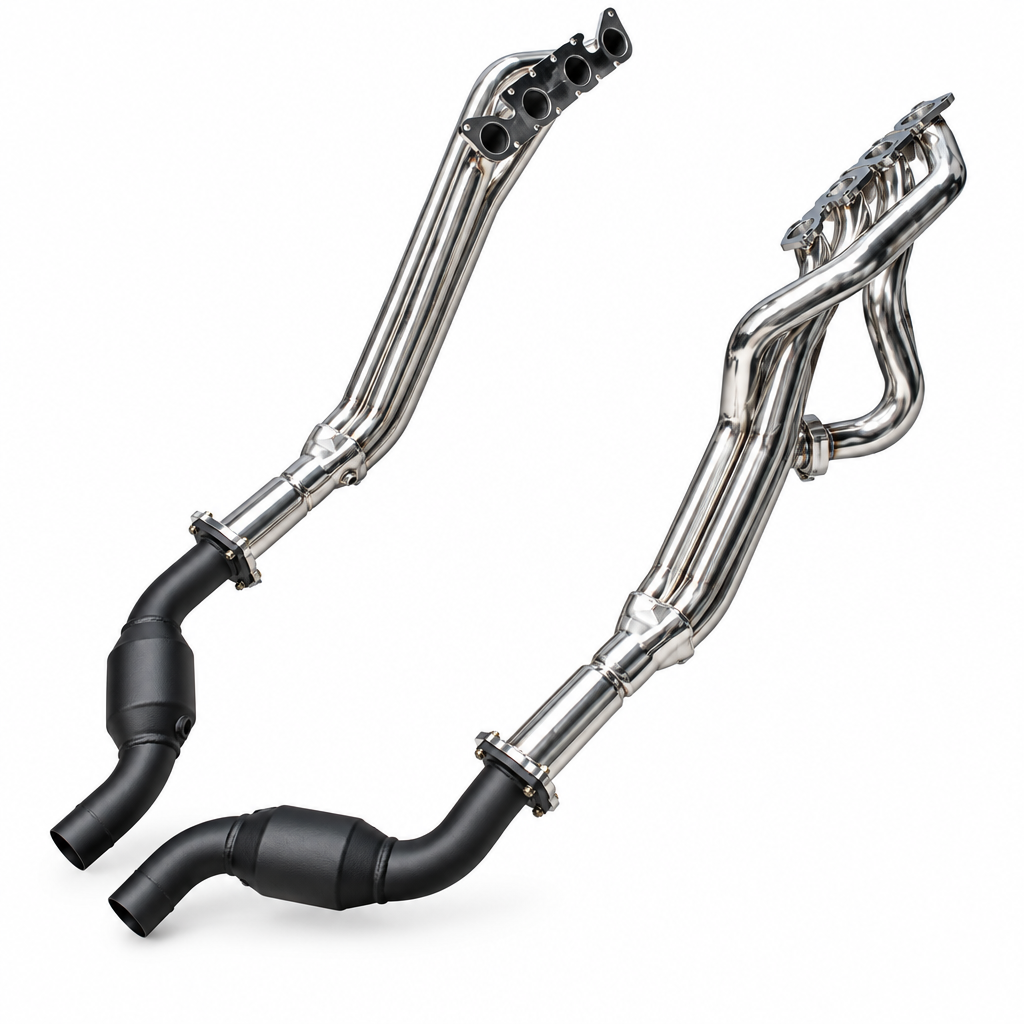 Manta Extractors Cats Bolt To Factory Exhaust Ford Mustang Fastback - SSMKFD0334