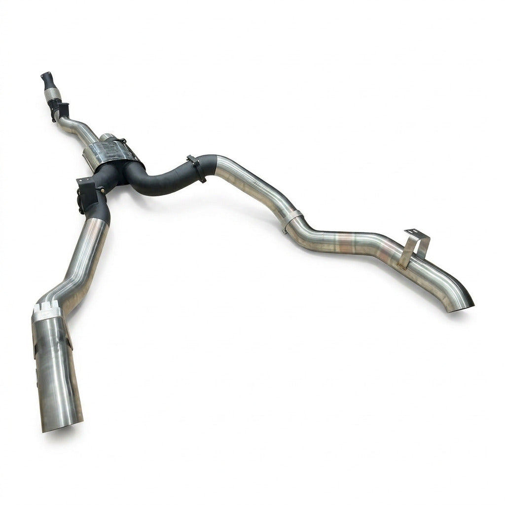 Manta 4in Dual Turbo Back Exhaust Toyota Landcruiser VDJ79 Dual Cab-SSMKTY0227