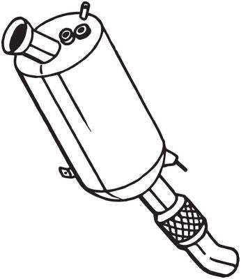 Diesel Particulate Filter - BMW N47D20c 118D, X1 (RWD only) 18307812285 097579 920834 11050HC (Bosal)