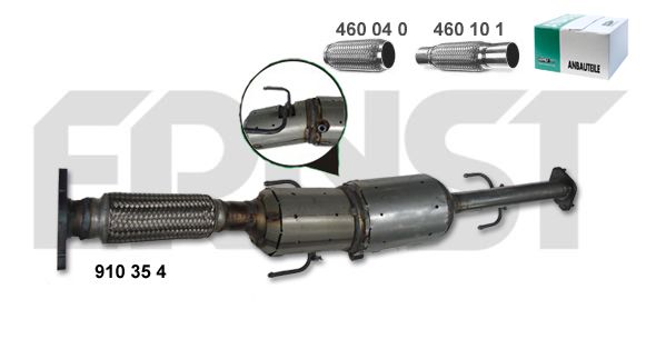 Diesel Particulate Filter - Nissan Juke (Ernst)