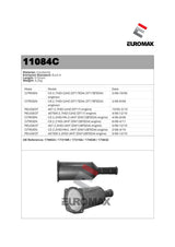 DPF Kit for Peugeot 407 & Station Wagon, Citroen C6 2.2L & 2.7L – Euromax Diesel Particulate Filter
