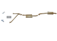 Pacemaker King Brown | Single 2.5" Exhaust with Headers | Nissan Navara D40 4.0L Petrol V6 | KB9415-HXMR