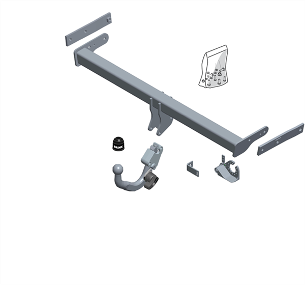 BRINK | Detachable Towbar | Volvo XC40 XZ 536 2017–ON | BR-651100
