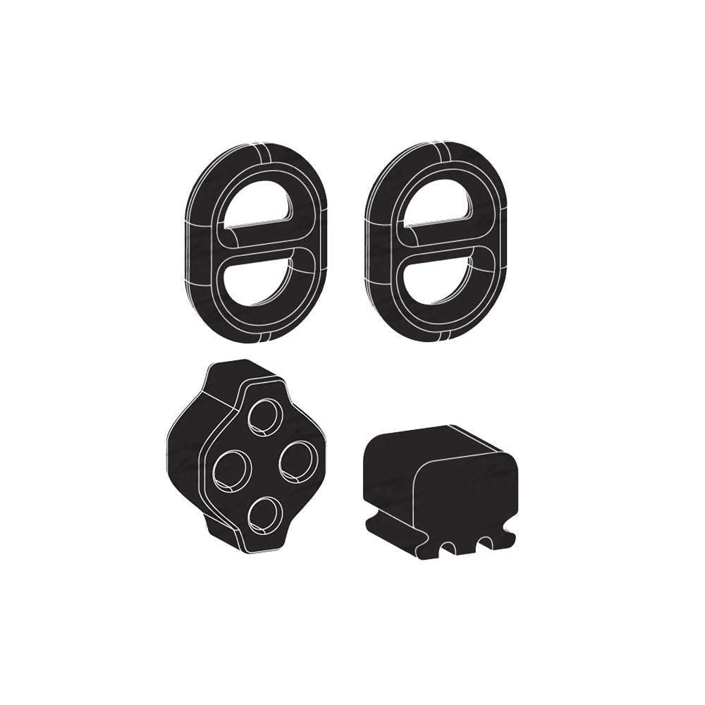 Exhaust Rubber - Holden Commodore VN VP VR V6 V8 Exhaust Hanger Rubber Mounts Kit