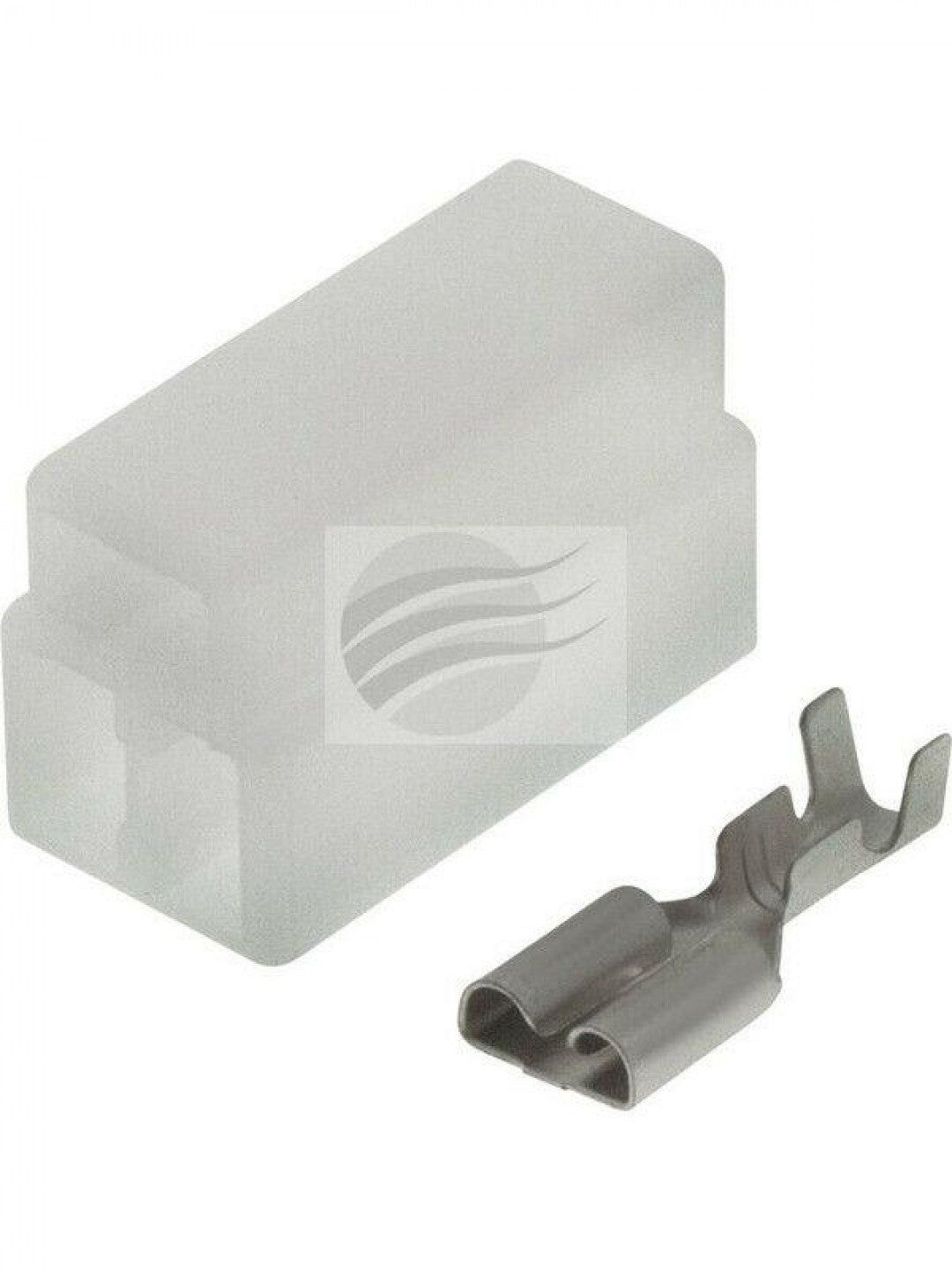 Jaylec - Pack Of 10 Qc Connector Housing with Terminals Female 3 Way No