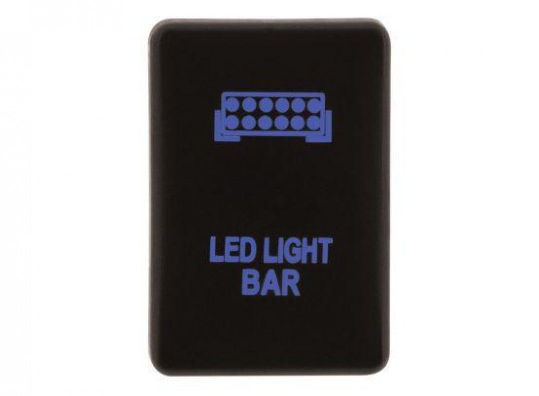 Hulk 4X4 - SWITCH PUSH BUTTON ON / OFF OE RPL 12V LIGHTBAR BLUE ILLUM