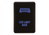 Hulk 4X4 - SWITCH PUSH BUTTON ON / OFF OE RPL 12V LIGHTBAR BLUE ILLUM