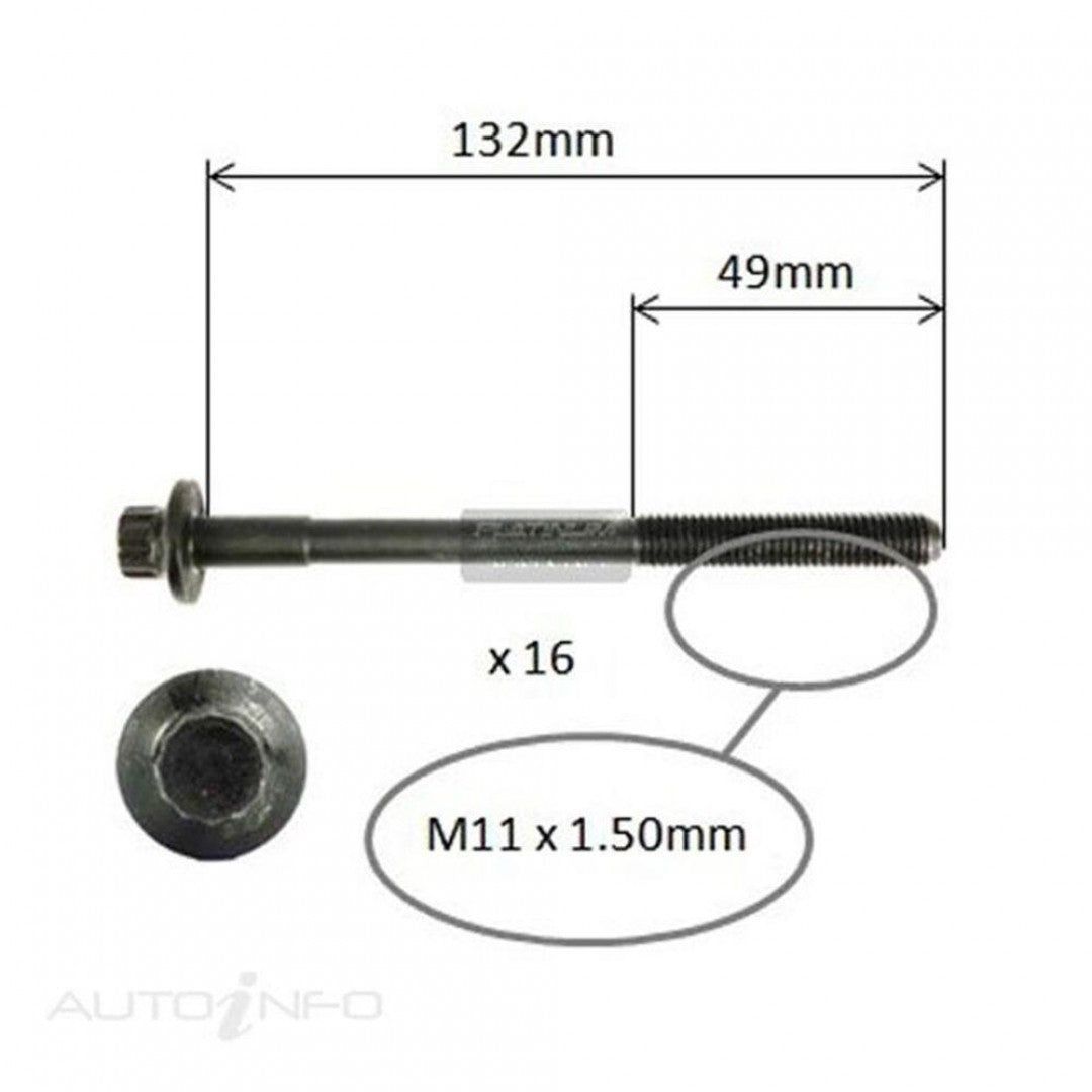 CYLINDER HEAD BOLT SET - MAZDA MX6 GE10 GE20 2.5L V6 KL 91-97