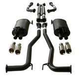 ESA | Twin 2.5" Catback Exhaust HDX Pipe Angle Tips | Holden Commodore VE VF Sedan Wagon | ST180-192HDXA