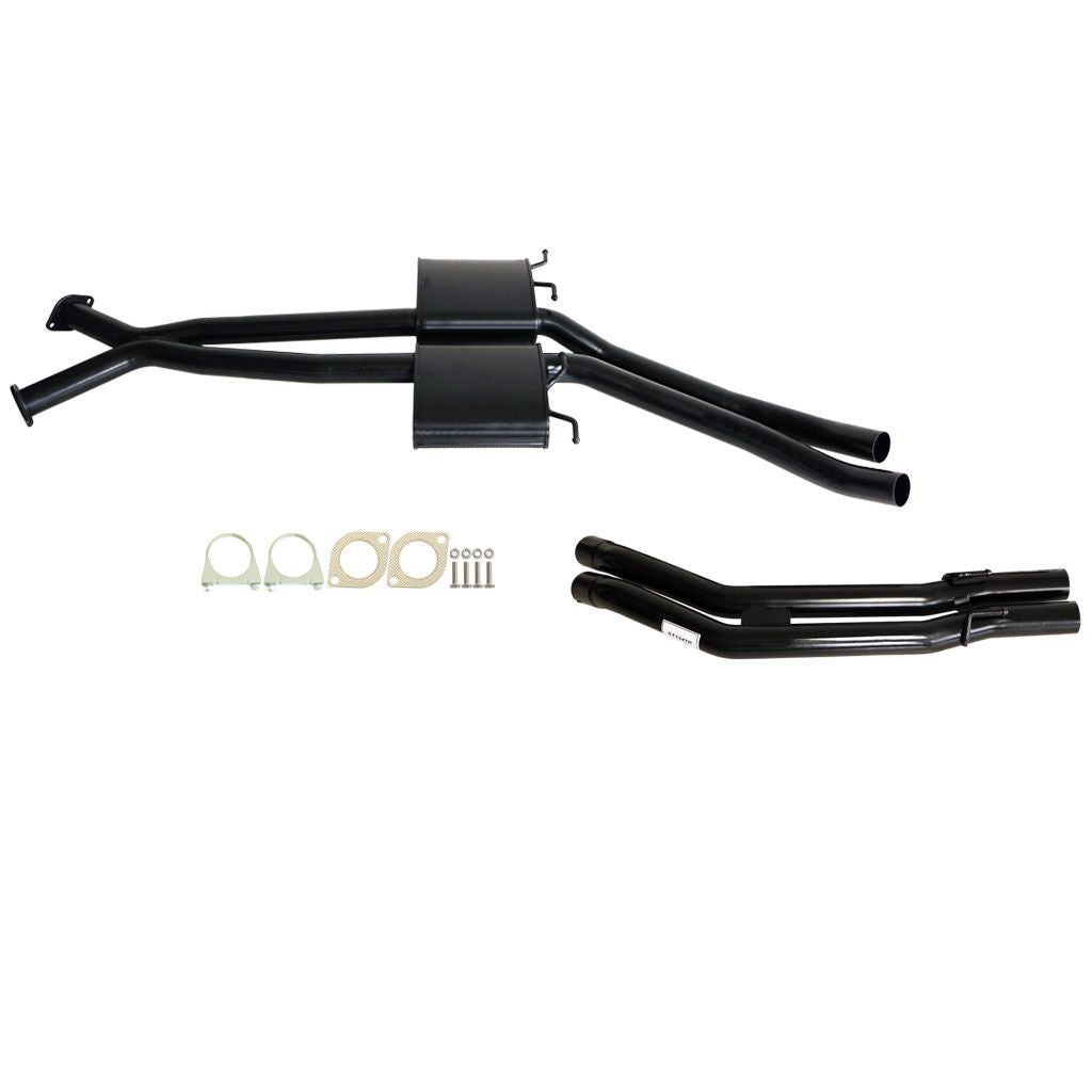 ESA | Twin 2.5" Catback Exhaust Front Mufflers Rear Tailpipes | Holden Commodore VT VX VY VZ V8 & VZ V6 Ute Wagon | ST133-134TP