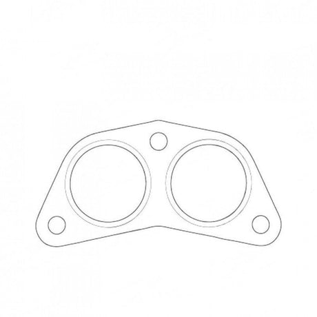 Flange Gasket - Suited For Mazda 929 DOHC rear muffler, (3 Bolts)